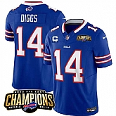 Men & Women & Youth Buffalo Bills #14 Stefon Diggs Blue 2023 F.U.S.E. AFC East Champions With 3-star C Ptach Stitched Jersey,baseball caps,new era cap wholesale,wholesale hats
